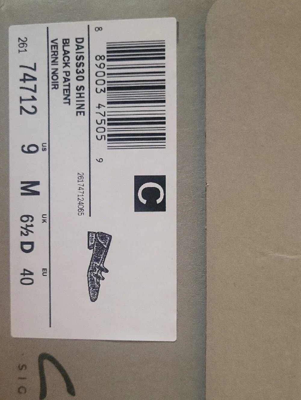 Clarks classic black